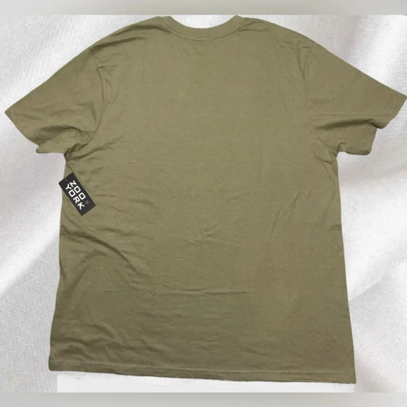 Zoo York Olive Embroidered Logo Tee - XL (New with Tags) - Picture 3 of 4